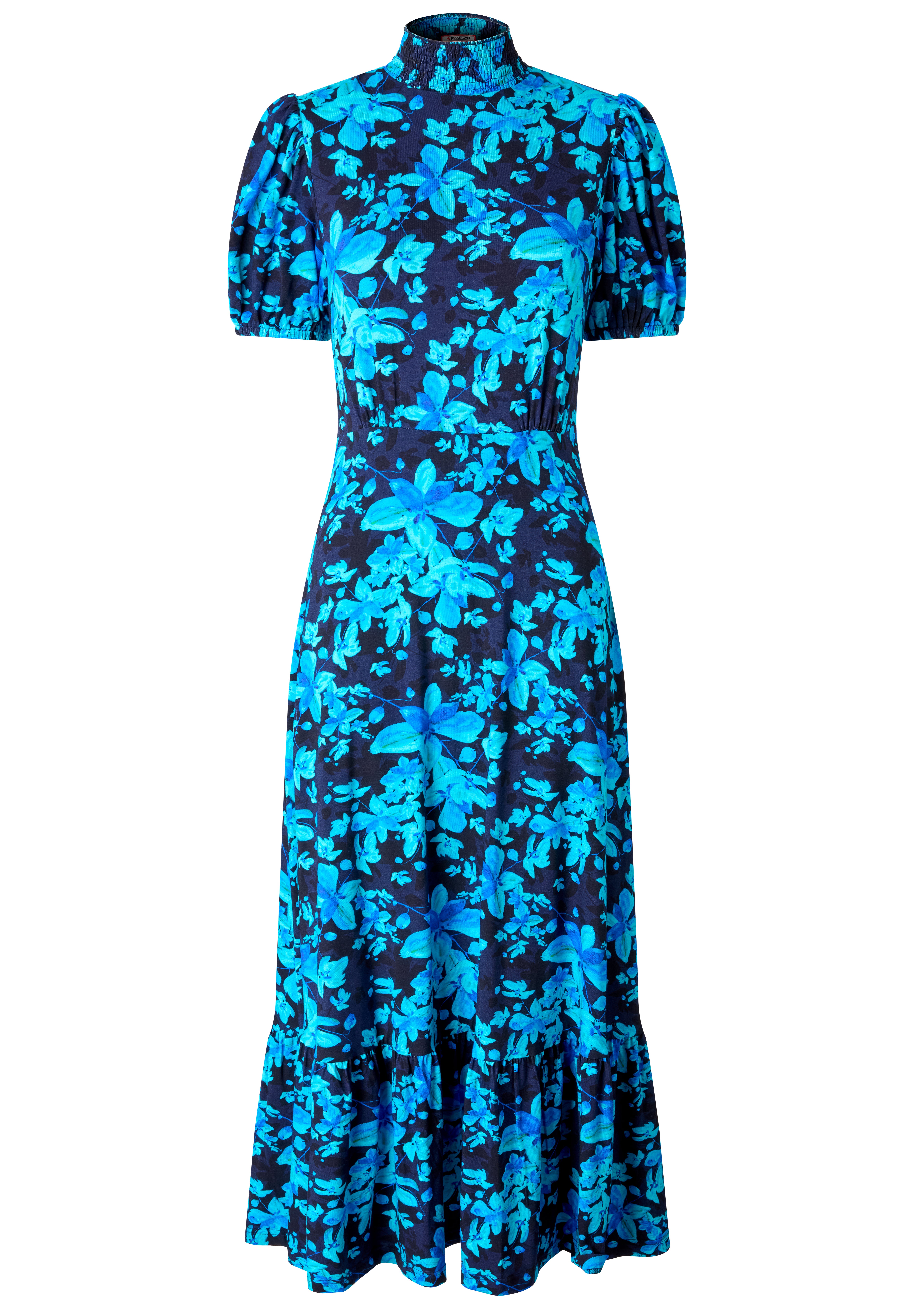Stretch Knit Mockneck Midi Dress image number 3