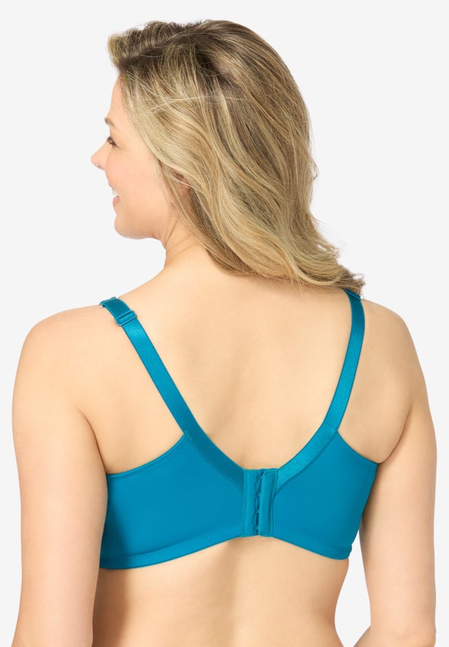 Catherines&reg; Jacquard Polka Dot Wire Free Bra image number 1