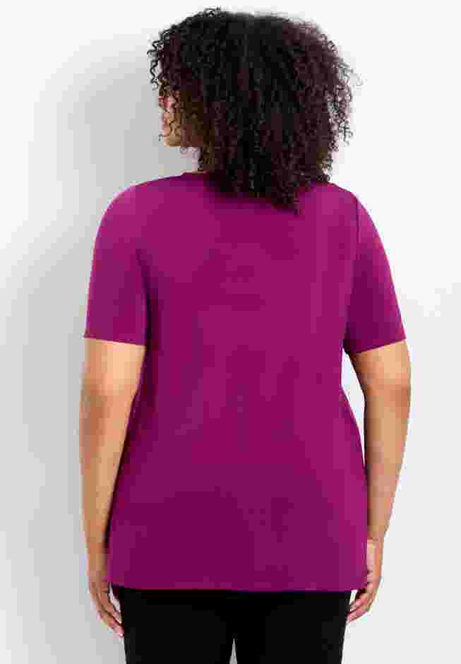 Cowl Neck Short Sleeve Top image number 1