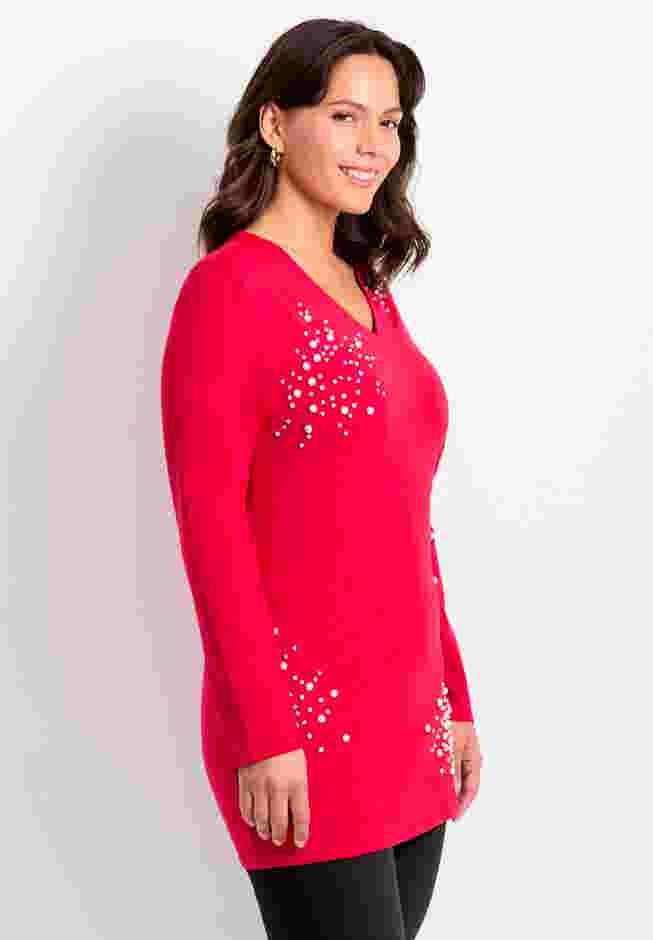 Embellished V-Neck Tunic image number 2