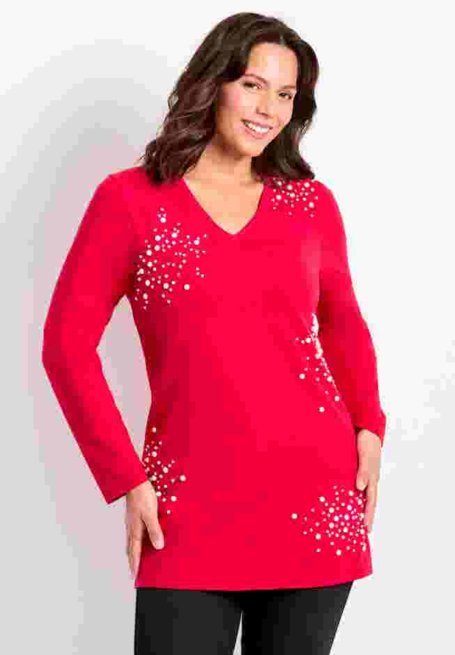 Embellished V-Neck Tunic image number 0