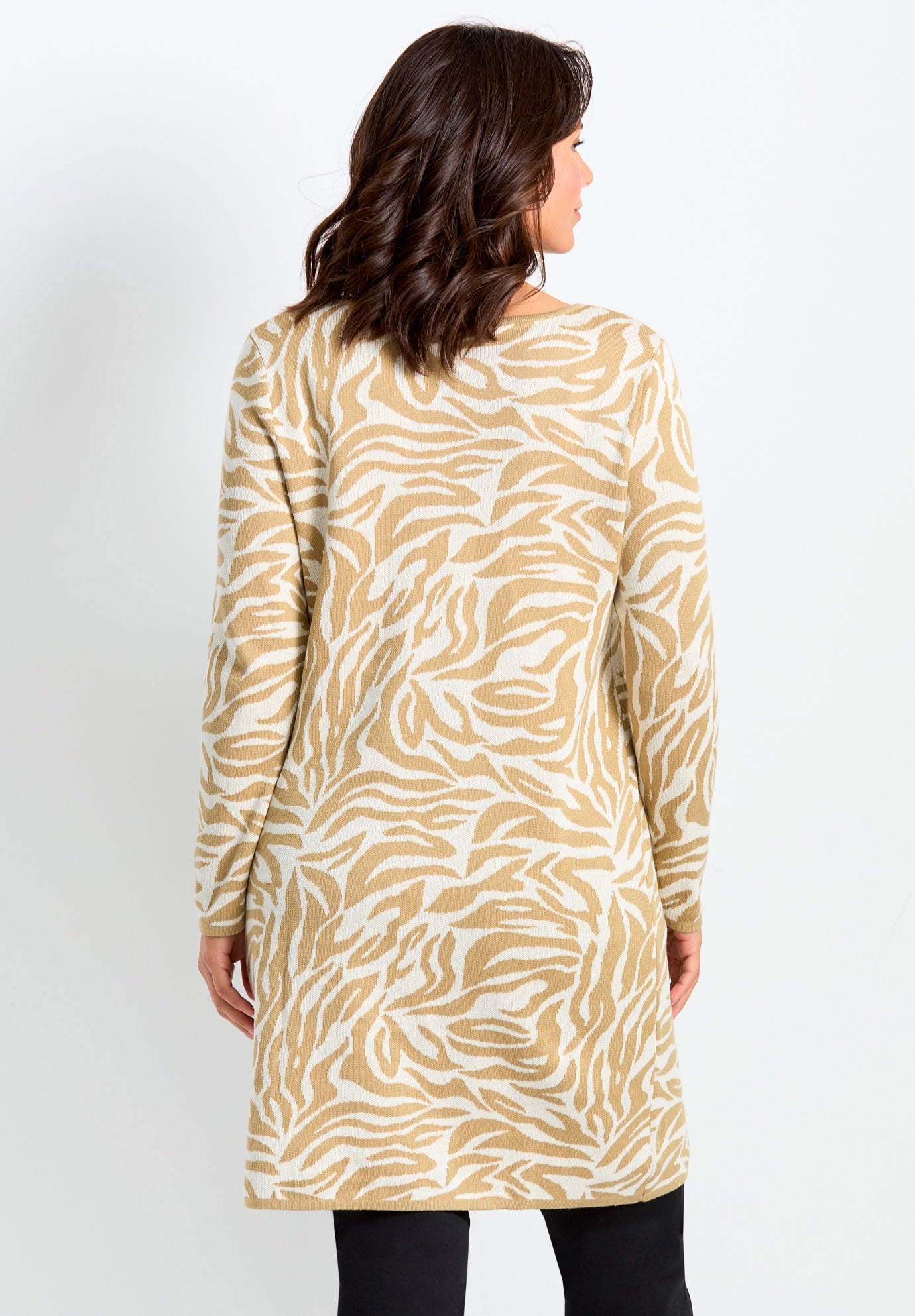 Open Front Sweater Cardigan image number 1