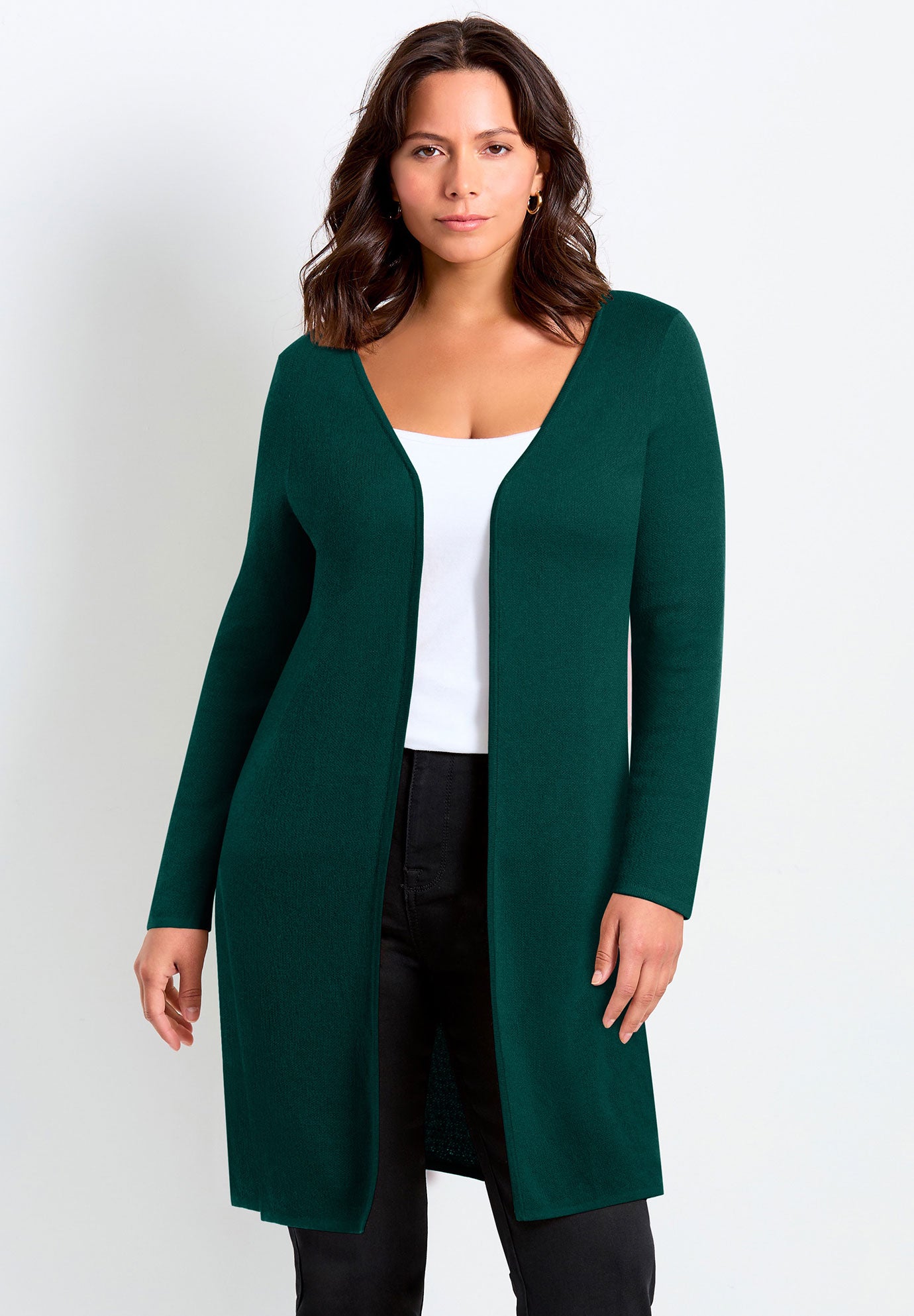 Open Front Sweater Cardigan image number 0