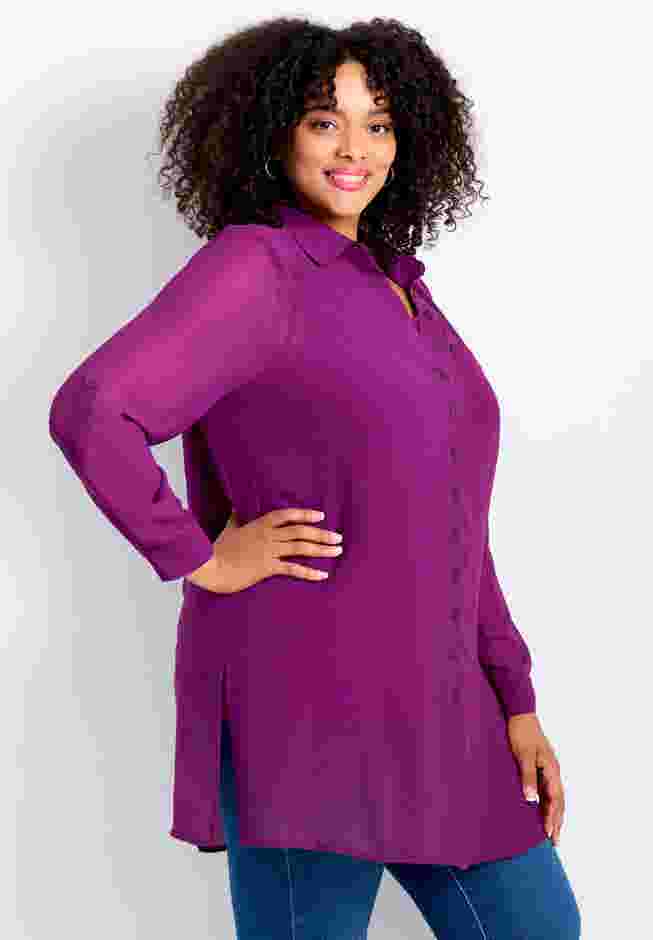 Convertible Button Down Tunic image number 2