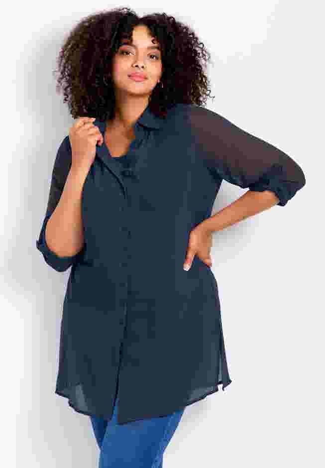 Convertible Button Down Tunic image number 0