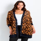 Button Front Cozy Cardigan image number null