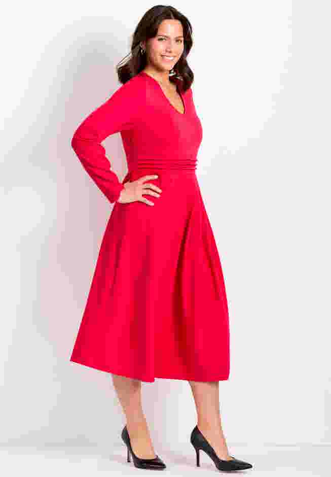 Fit And Flare Midi Dress image number 2