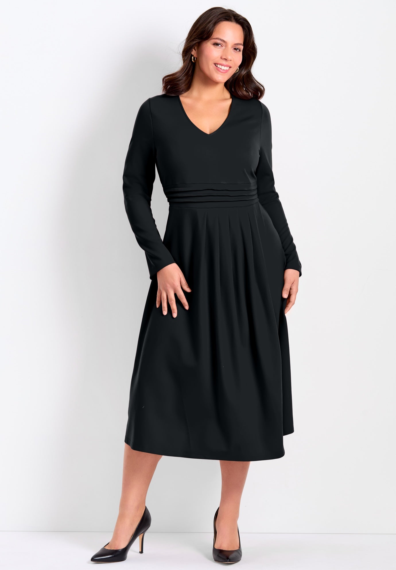 Fit And Flare Midi Dress image number 0