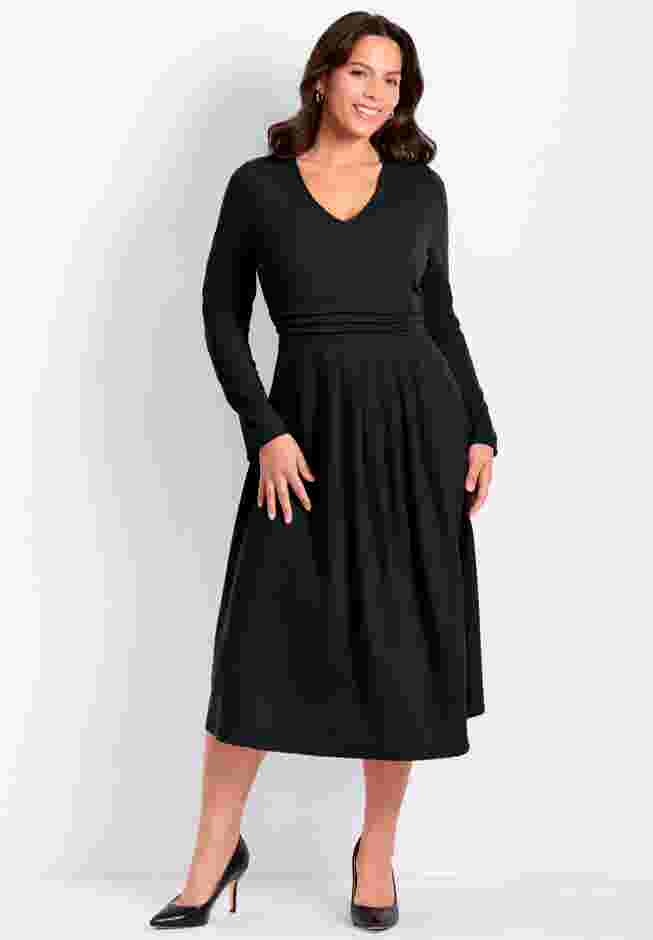Fit And Flare Midi Dress image number 0