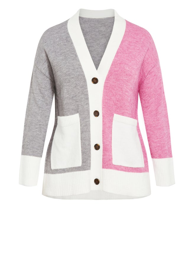 Zola Colour Block Cardigan image number 3