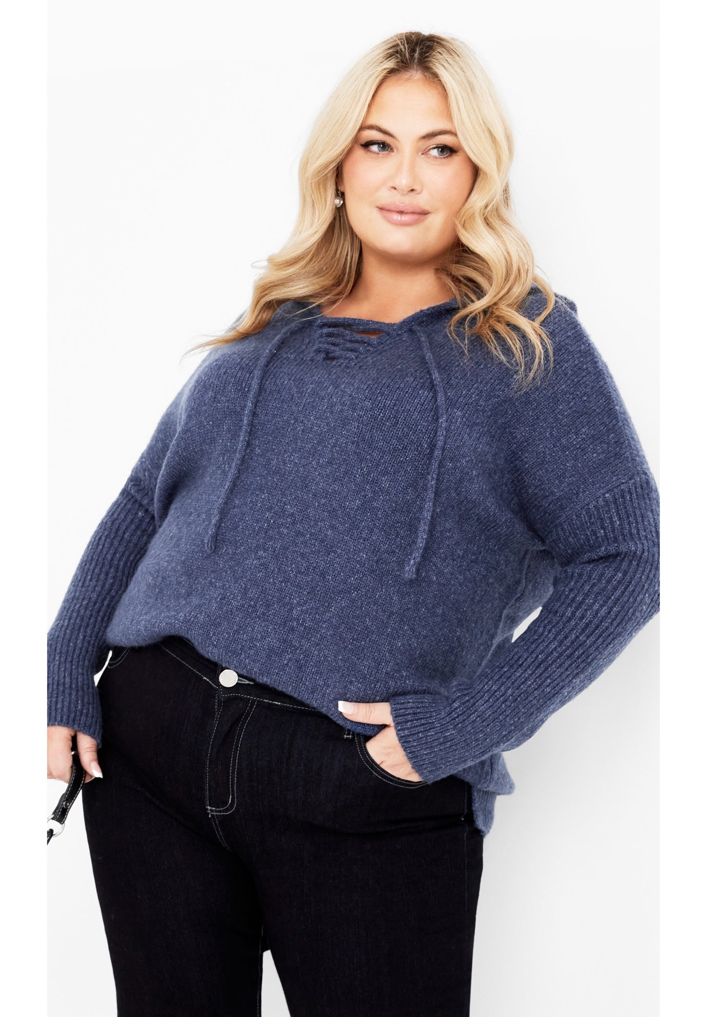 Rory Laceup Sweater image number 0