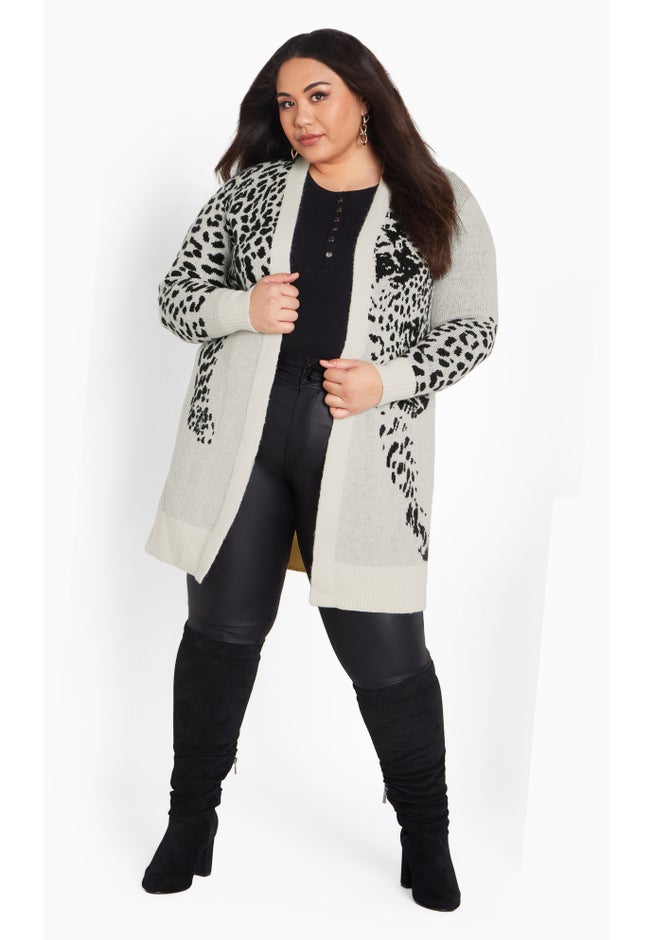 Lena Leopard Cardigan image number 1