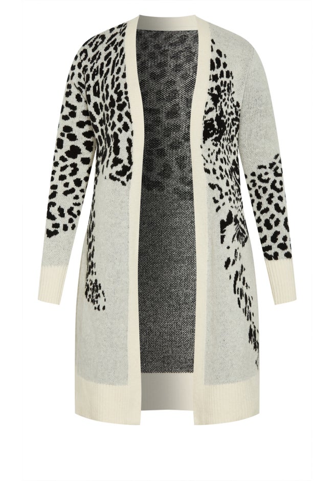 Lena Leopard Cardigan image number 3