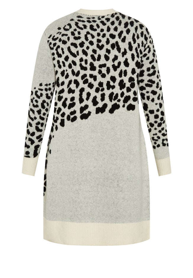 Lena Leopard Cardigan image number 4