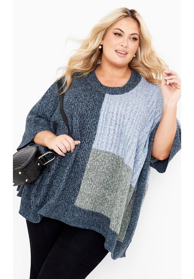 Mia Color Poncho image number 0