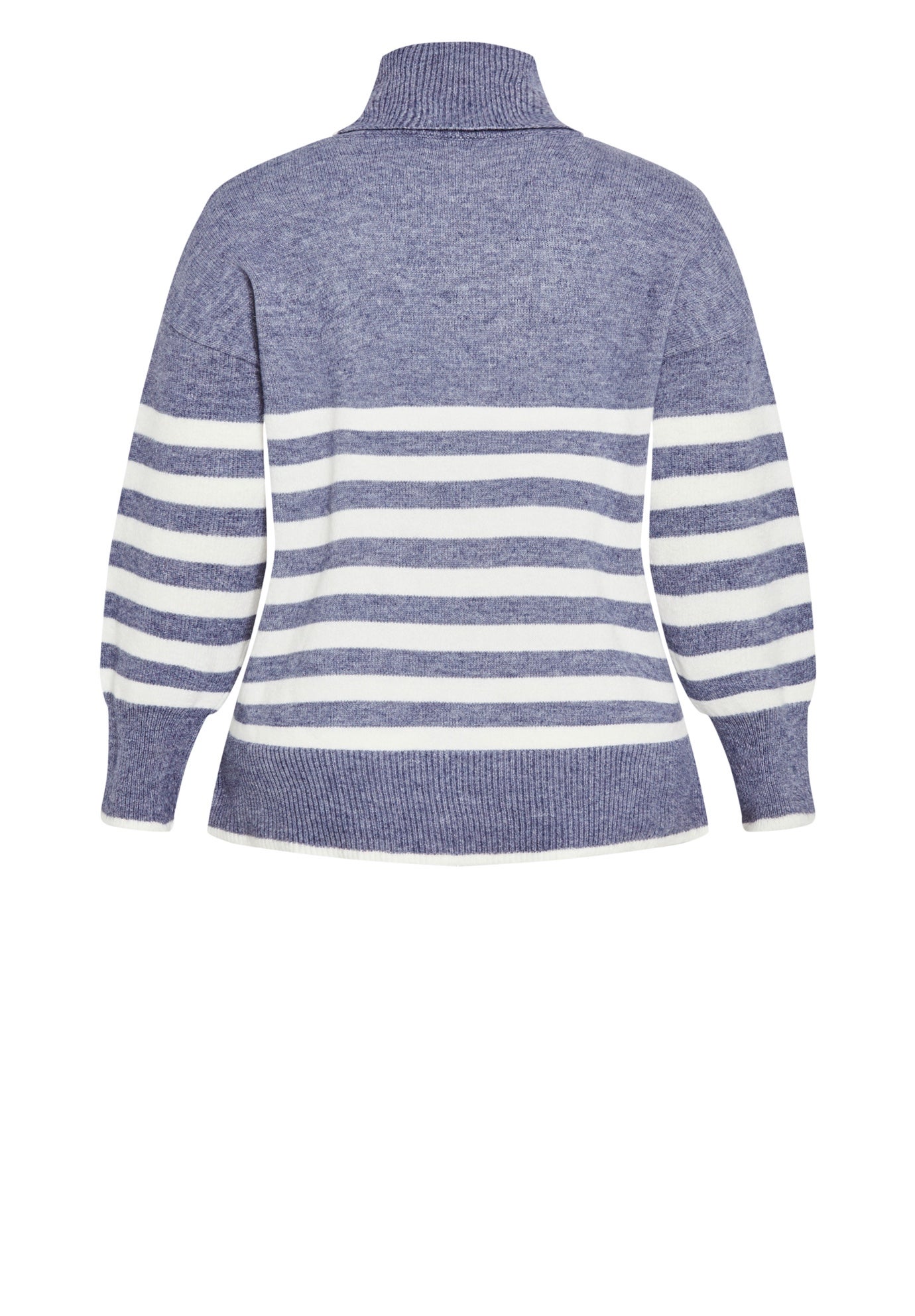 Livvy Roll Neck Stripe Sweater image number 5