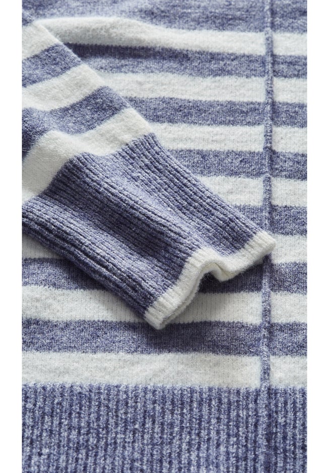 Livvy Roll Neck Stripe Sweater image number 6