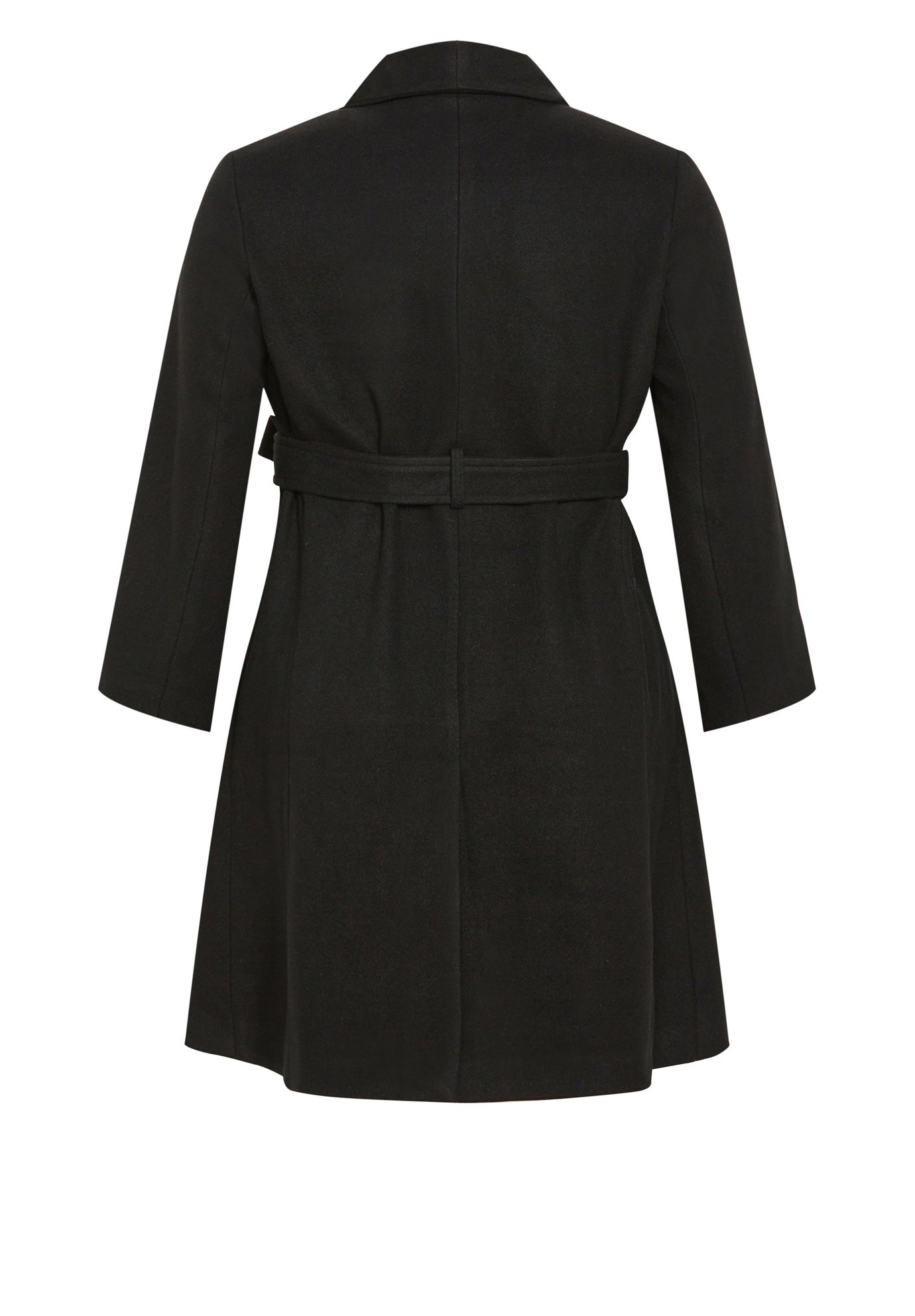 Isla Wrap Waist Tie Coat image number 4