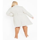 Isla Wrap Waist Tie Coat image number null