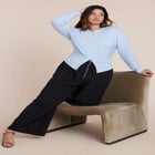  Zipper Hem Sweater image number null