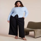  Zipper Hem Sweater image number null