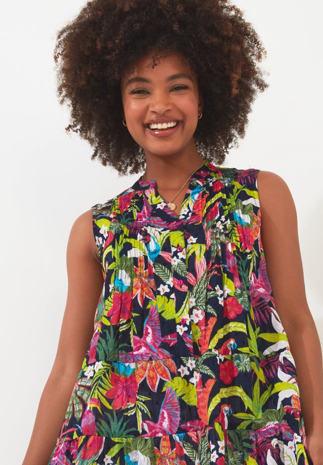 Sleeveless Tiered Tunic image number null