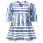 Ruffle Hem Cotton Tunic image number null