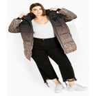 Indi Print Puffer Jacket image number null