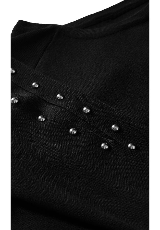 Cold Shoulder Full Length Sleeves Sweater image number 7