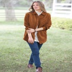 Soft Faux Suede Shirt image number null