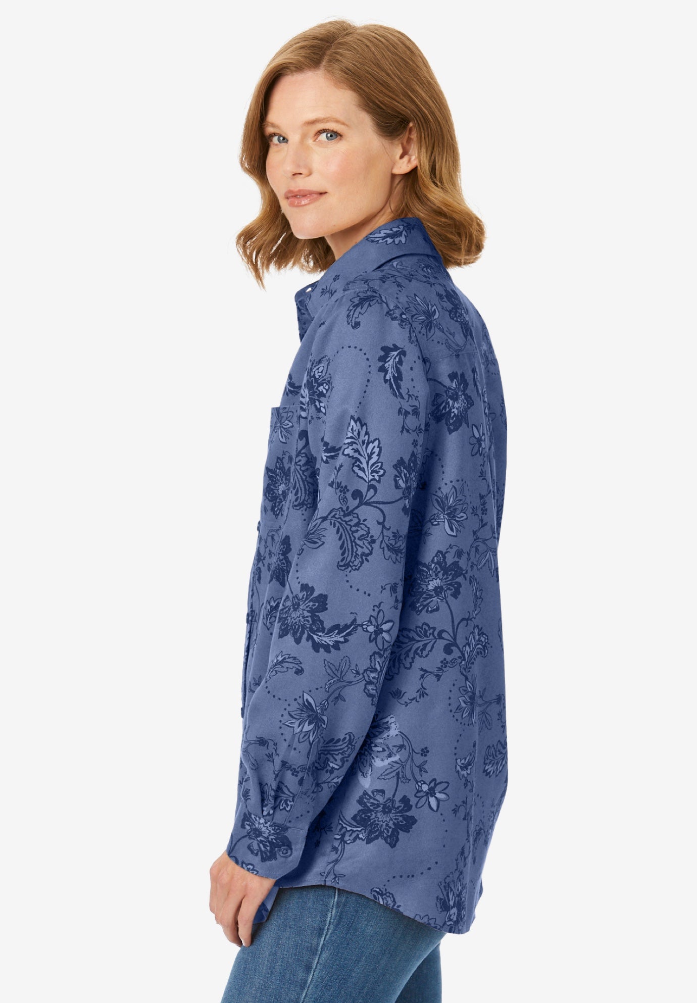 Soft Faux Suede Shirt image number 2