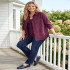 Soft Faux Suede Shirt image number 4