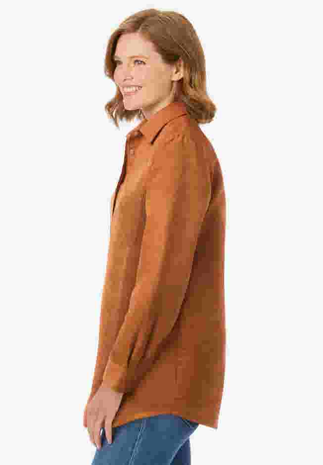 Soft Sueded Moleskin Shirt image number 2