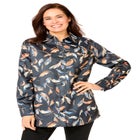 Soft Faux Suede Shirt image number null