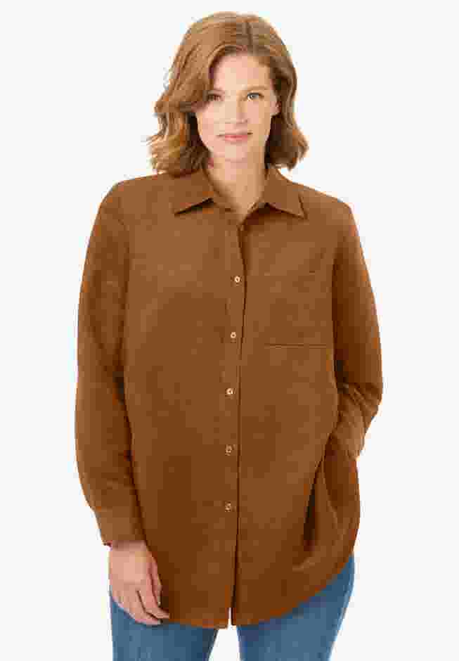 Soft Sueded Moleskin Shirt image number 0