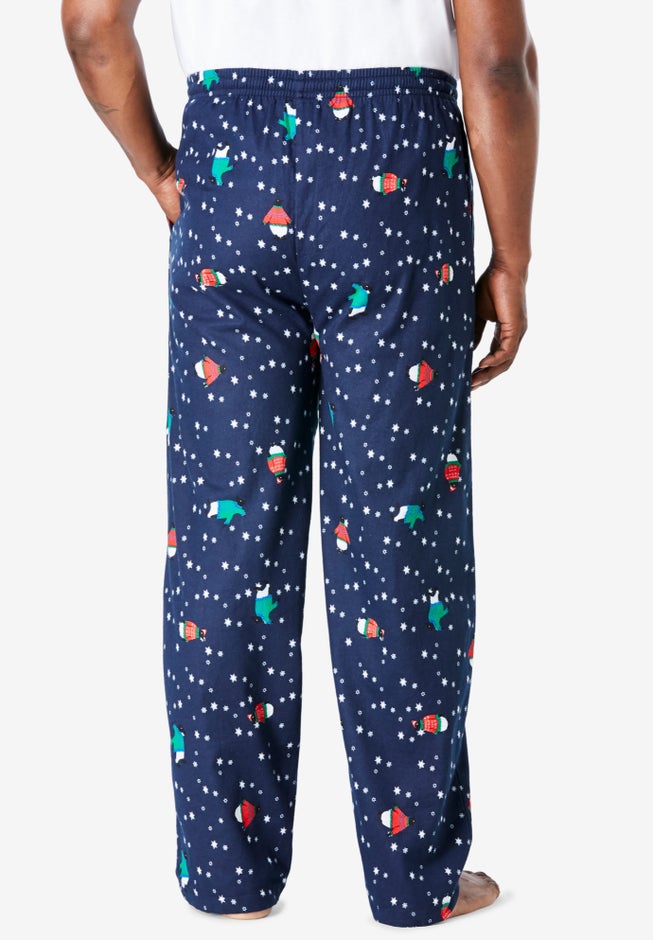 Novelty Print Flannel Pajama pants image number null