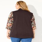 Zip-Front Cable Vest image number null