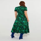 V-Neck Tiered Midi Dress image number null