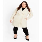 Estelle Double Button Collared Coat image number null