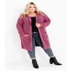 Chelsea Soft Knit Hood Coatigan image number null