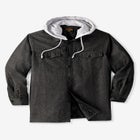 Removable Hooded Shirt Jacket image number null
