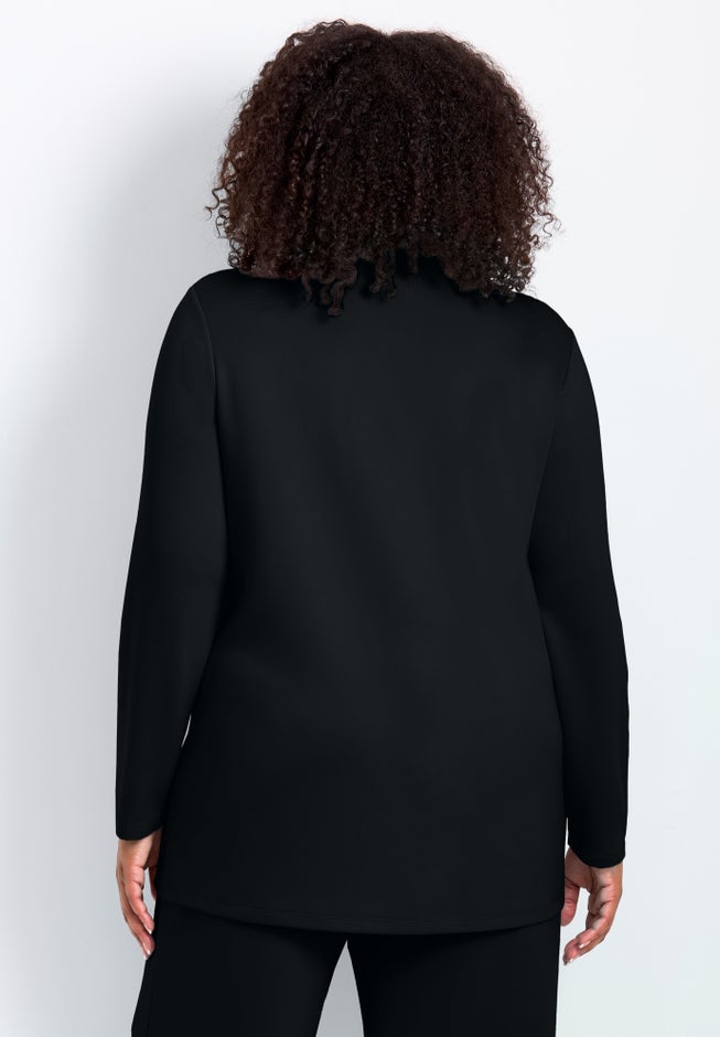 Seamed Mock Neck Tunic image number 1