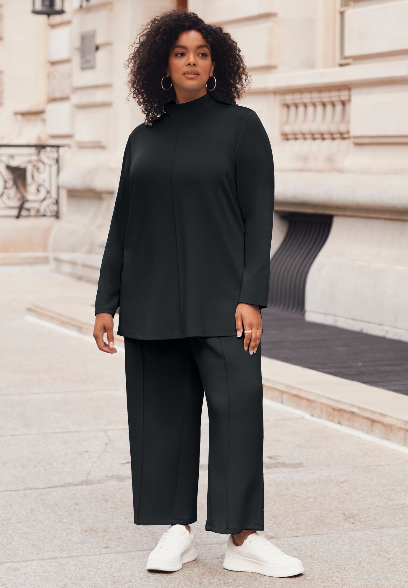 Seamed Wide Leg Pant image number 2