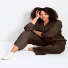 Seamed Wide Leg Pant image number null