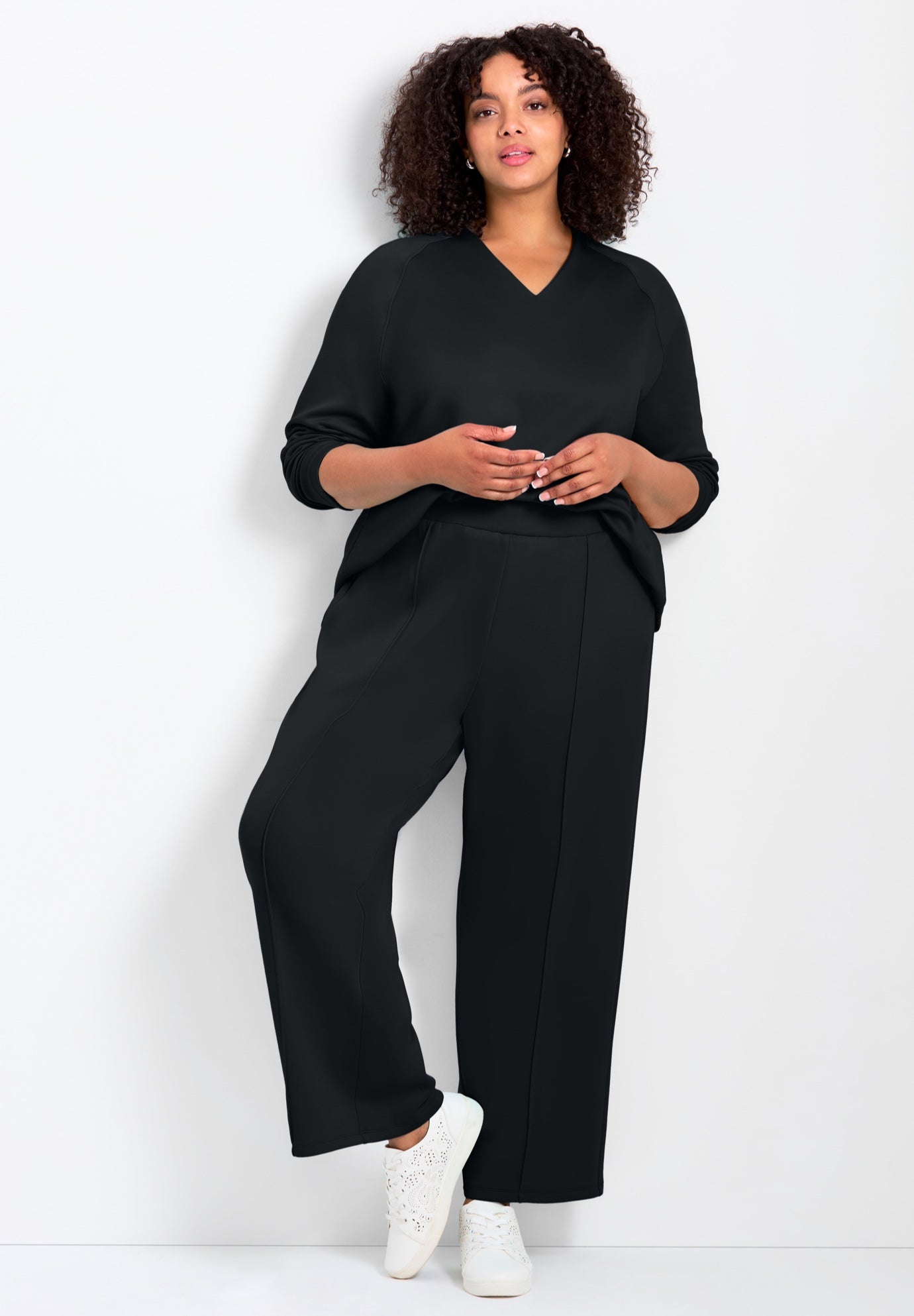 Seamed Wide Leg Pant image number 0
