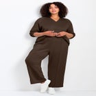 Seamed Wide Leg Pant image number null
