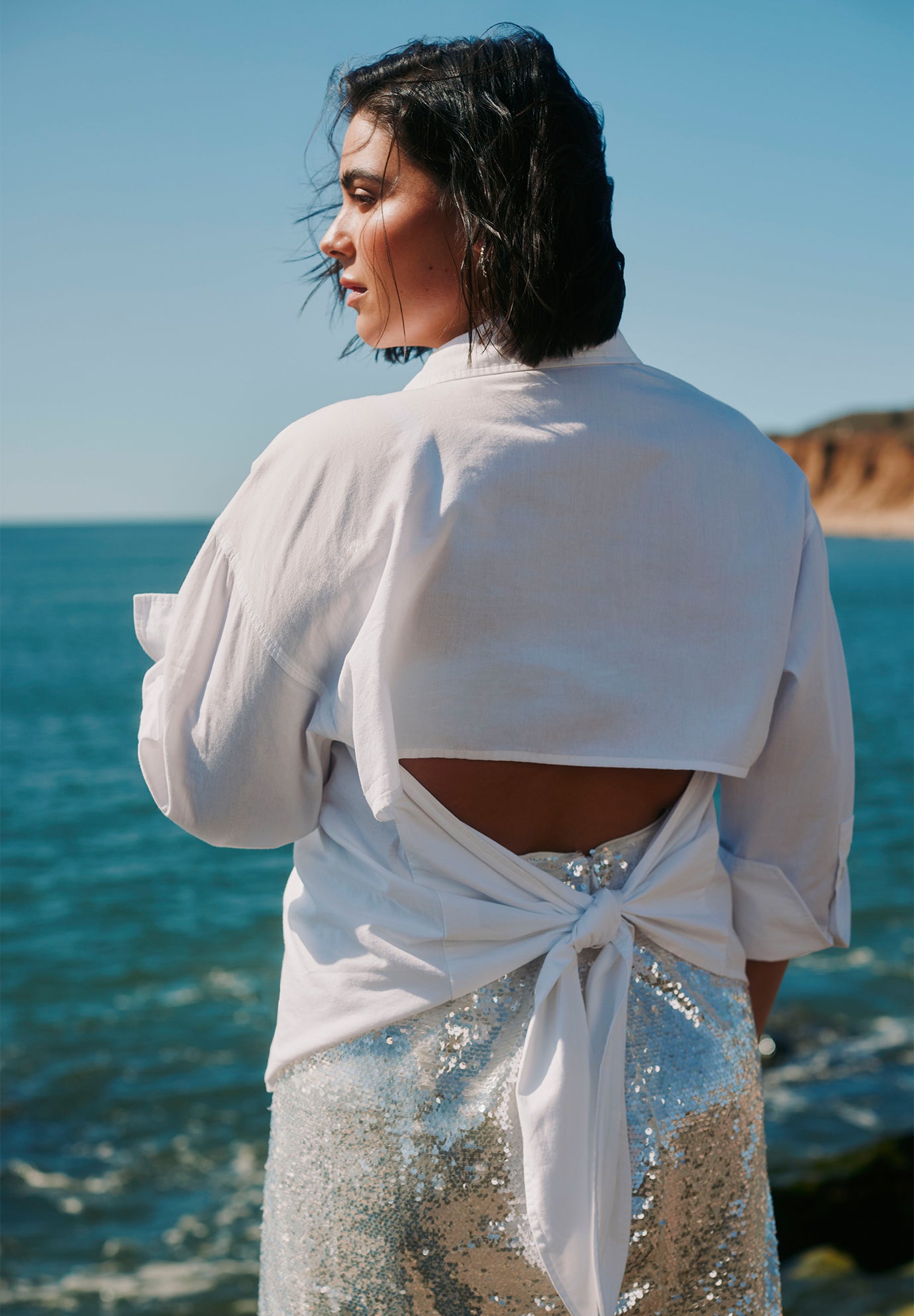 Tie Back Button Up Top image number 0