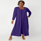 2-Piece Stretch Knit Duster Set image number null