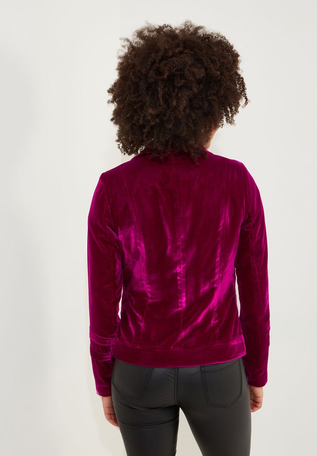 Velor Moto Jacket image number 1