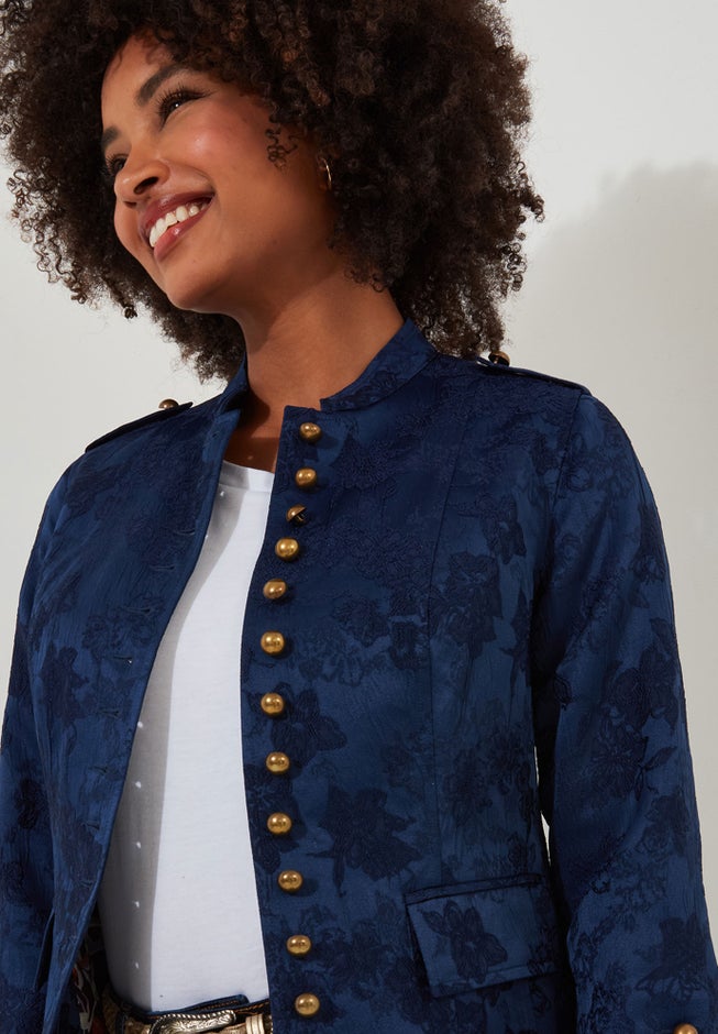 Refined Military Jacket image number 2